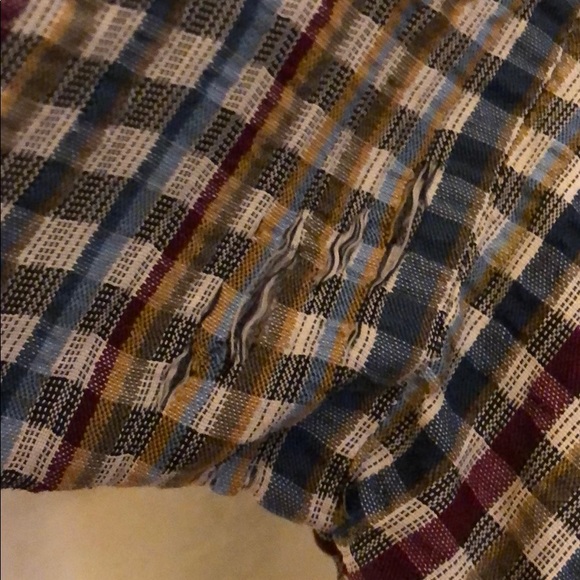 Vintage unique plaid jacket 3/4 length sleeves - Picture 7 of 8